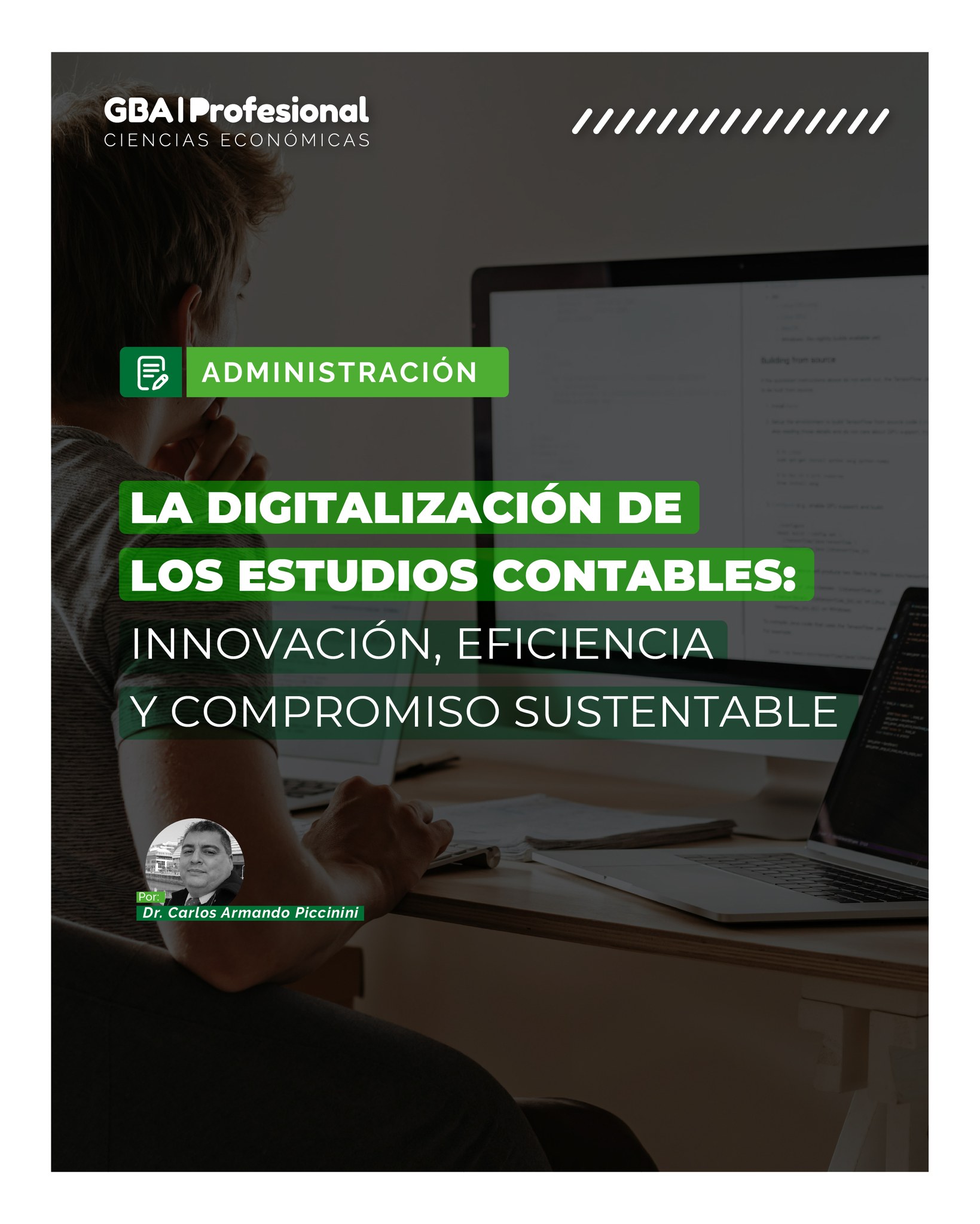 💻 LA DIGITALIZACIÓN DE LOS ESTUDIOS CONTABLES: INNOVACIÓN, EFICIENCIA Y COMPROMISO SUSTENTABLE

El Dr. Carlos Armando Piccinini analiza cómo los estudios contables pueden transformarse a partir de la incorporación de herramientas digitales, automatización y enfoque sustentable.

🧾 Una propuesta que combina tecnología, eficiencia operativa y responsabilidad ambiental.
#contabilidad #digitalización #innovación #gba #profesionales