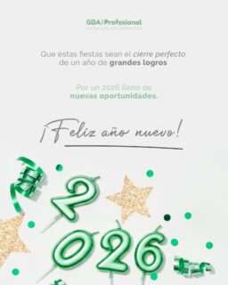 ✨ Despedimos el año agradeciendo el camino recorrido

Que estas fiestas sean el cierre perfecto de un año de grandes logros y el comienzo de un 2026 lleno de nuevas oportunidades.

Desde GBA Profesional – Ciencias Económicas, les deseamos un muy feliz año nuevo, con salud, proyectos y crecimiento profesional.

🥂 ¡Feliz 2026!

#FelizAñoNuevo #2026 #GBAProfesional #CienciasEconómicas #NuevasOportunidades #CierreDeAño