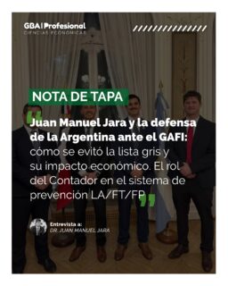 Evitar la lista gris no fue casualidad.
Fue estrategia, conocimiento técnico y trabajo coordinado.

El Dr. Juan Manuel Jara explica cómo se defendió la posición argentina ante el GAFI y cuál es el impacto económico de un sistema sólido de prevención LA/FT/FP.

📖 Leé la entrevista completa en GBA Profesional
👉 www.gbaprofesional.com

#GAFI  #economia  #prevención  #contadores  #gbapro