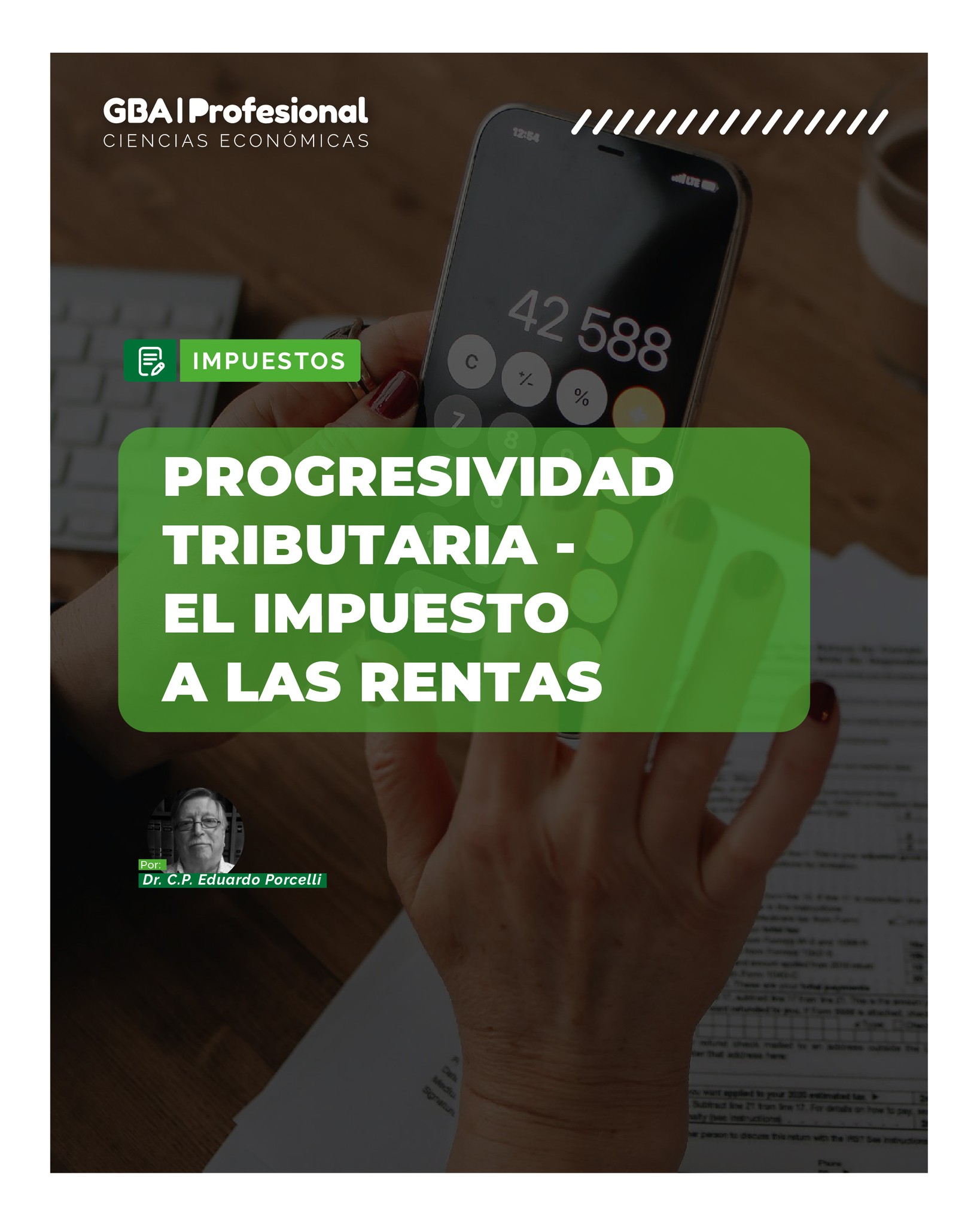 IMPUESTOS
La progresividad tributaria es uno de los principios fundamentales de los sistemas fiscales modernos. Pero ¿cómo se aplica en la práctica y qué implicancias tiene en el impuesto a las rentas?
En esta edición, el Dr. C.P. Eduardo Porcelli desarrolla el alcance de este principio, su fundamento jurídico y económico, y los desafíos que plantea en el diseño de un sistema tributario más equitativo y eficiente.
Un análisis para comprender uno de los conceptos centrales de la tributación desde una perspectiva técnica y profesional.
📖 Leé la nota completa en la Edición 120 de GBA Profesional – Ciencias Económicas.
🌐 Disponible en www.gbaprofesional.com