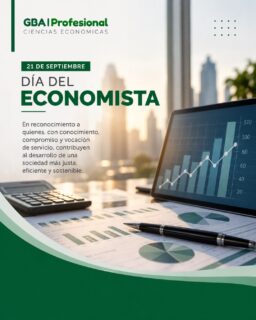 📊 21 de septiembre | Día del Economista
Hoy reconocemos a quienes hacen del análisis, la planificación y la comprensión de la realidad económica herramientas para enfrentar los desafíos de nuestro tiempo.
A quienes, desde distintos ámbitos profesionales, aportan conocimiento para interpretar escenarios, orientar decisiones y contribuir al desarrollo económico y social.
Desde GBA Profesional – Ciencias Económicas, saludamos a todos los economistas en su día y destacamos su compromiso con una sociedad más justa, eficiente y sostenible.
¡Feliz Día del Economista! 📈
#DíaDelEconomista #Economistas #CienciasEconómicas #Economía #GBAProfesional